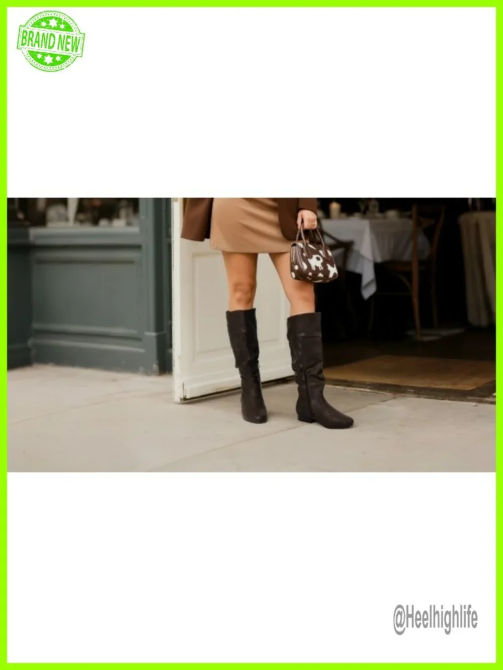 Wide Calf Knee High Pull On Boots with Faux Fur Lining